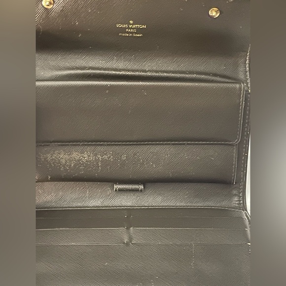 Louis Vuitton vintage min Lin denim green Monogram Wallet - Picture 13 of 13